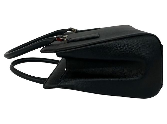 Burberry Logo Nova Check Mini Leder-Tote-Bag Schwarz - Ansicht 5