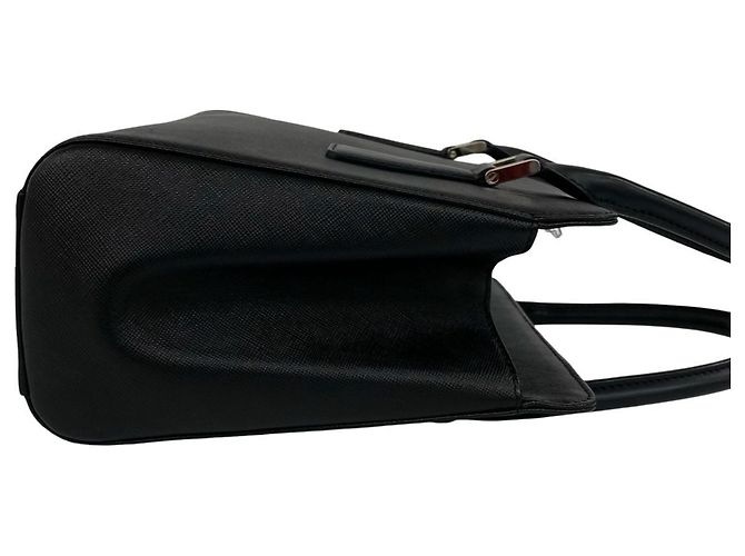 Burberry Logo Nova Check Mini Leder-Tote-Bag Schwarz - Ansicht 6