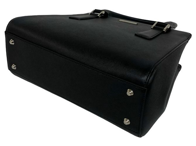 Burberry Logo Nova Check Mini Leder-Tote-Bag Schwarz - Ansicht 8