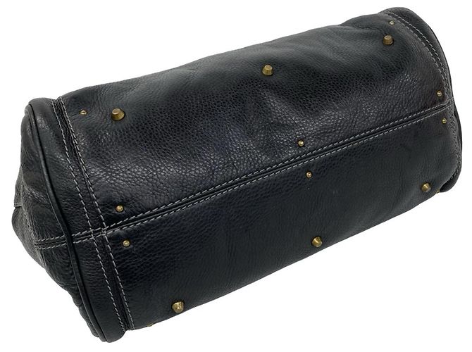 Chloé Vintage Paddington Lederhandtasche Schwarz - Ansicht 7