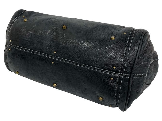 Chloé Vintage Paddington Lederhandtasche Schwarz - Ansicht 8