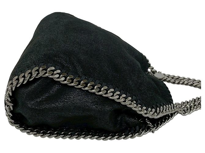 Stella Mc Cartney Bolso Stella McCartney Falabella de cuero ecológico Negro - vista 6
