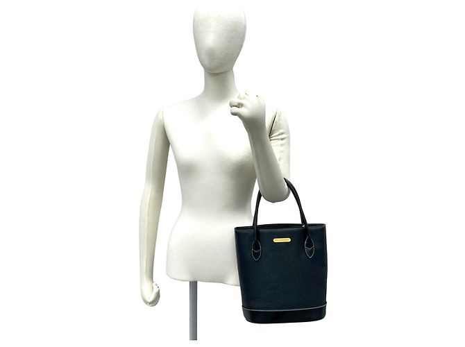 Borsa Tote Burberry in pelle nera Nero - vista 2