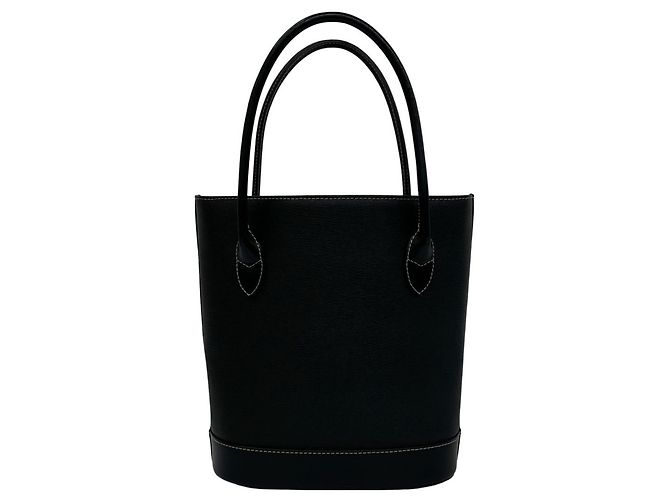 Borsa Tote Burberry in pelle nera Nero - vista 3