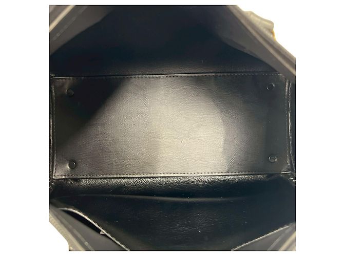 Borsa Burberry Nova Check Shadow Horse Nero Beige - vista 9