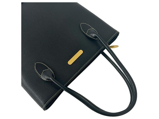 Burberry Nova Check Ledertasche Tote Schwarz - Ansicht 4