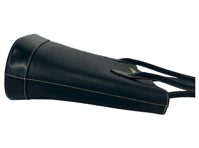 Burberry Nova Check Ledertasche Tote Schwarz - Ansicht 6