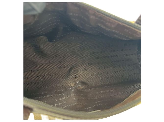 Bolsa de mão em couro Burberry Nova Check Pattern Marrom Bege - vista 9
