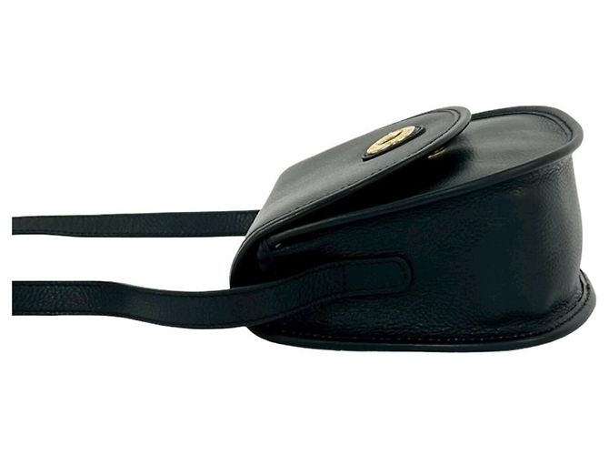 Mini borsa a tracolla Burberry in pelle nera Nero - vista 5