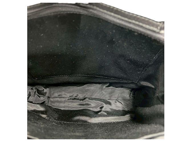 Sac à main Burberry Logo Nova Check Noir Beige - vue 9