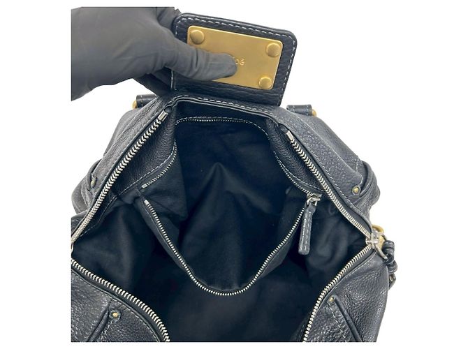 Chloé Paddington Leder Handtasche Tote Bag Schwarz - Ansicht 10