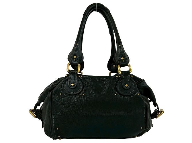 Chloé Paddington Leder Handtasche Tote Bag Schwarz - Ansicht 3