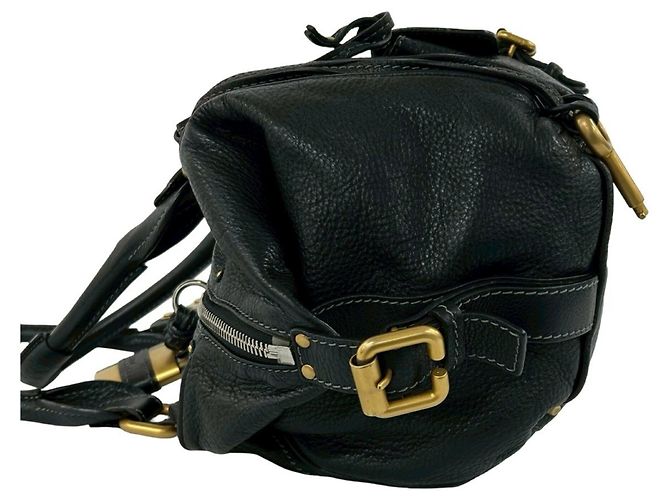Chloé Paddington Leder Handtasche Tote Bag Schwarz - Ansicht 5