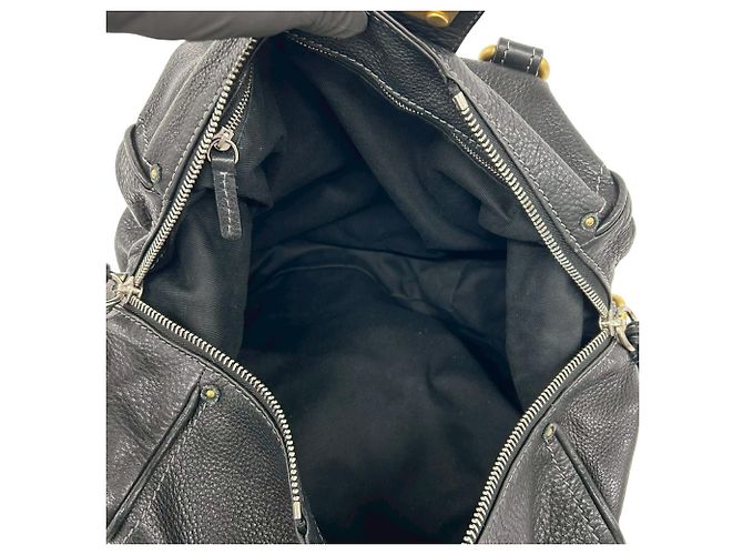 Chloé Paddington Leder Handtasche Tote Bag Schwarz - Ansicht 9