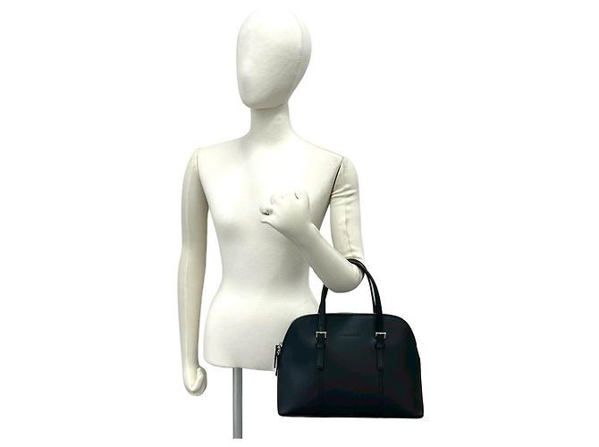 Borsa Mini Boston Burberry in pelle nera Nero - vista 2