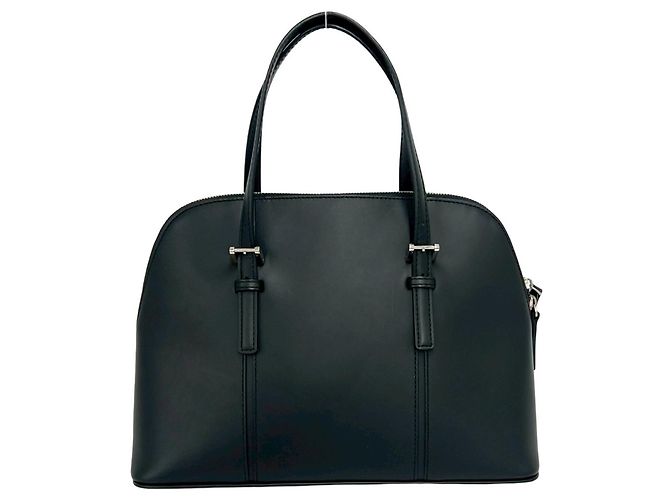 Borsa Mini Boston Burberry in pelle nera Nero - vista 3
