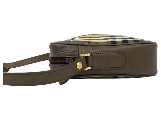 Borsa a tracolla Burberry Nova Check Pattern Marrone Beige - vista 5