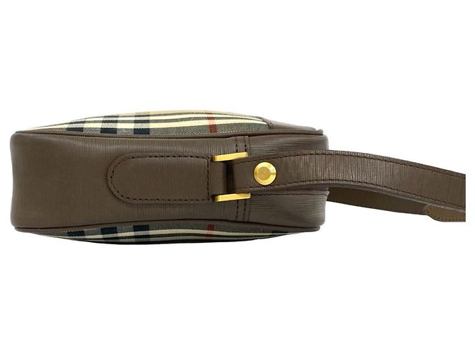 Borsa a tracolla Burberry Nova Check Pattern Marrone Beige - vista 6