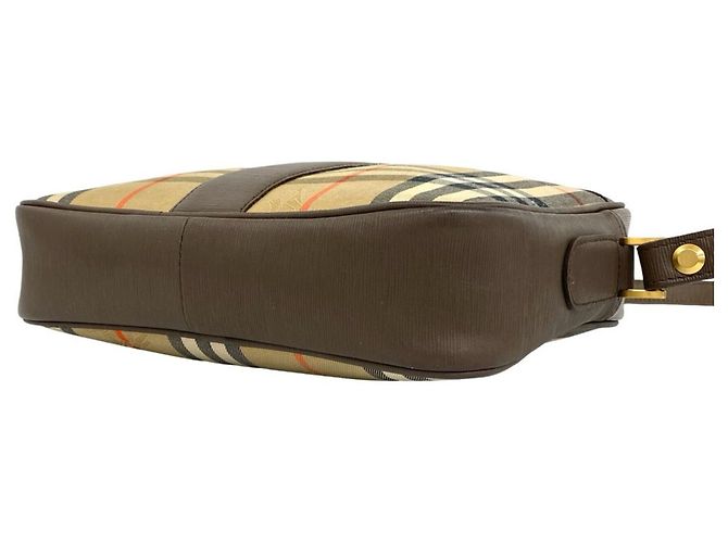 Borsa a tracolla Burberry Nova Check Pattern Marrone Beige - vista 8