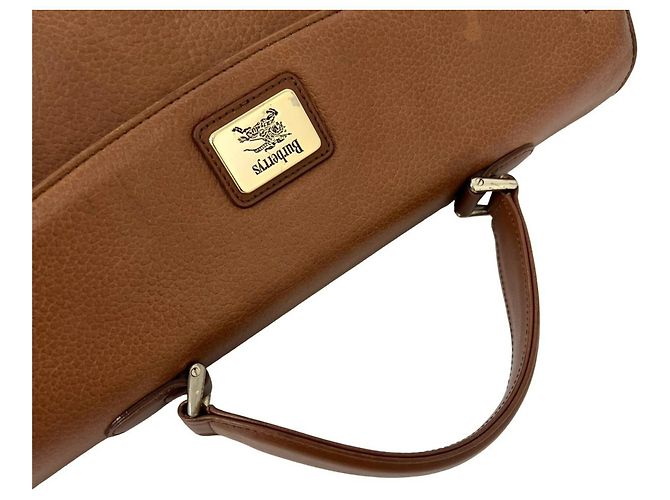 Burberry Vintage Logo Hardware Mini Boston Bag Braun - Ansicht 4