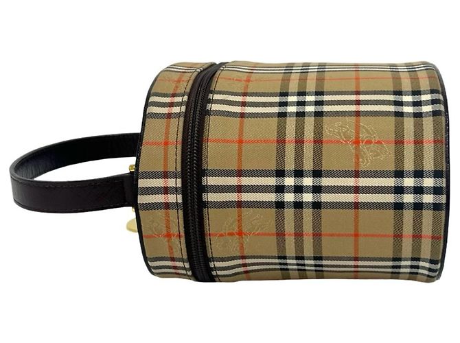 Burberry Vintage Nova Check Handtasche Braun Beige - Ansicht 5