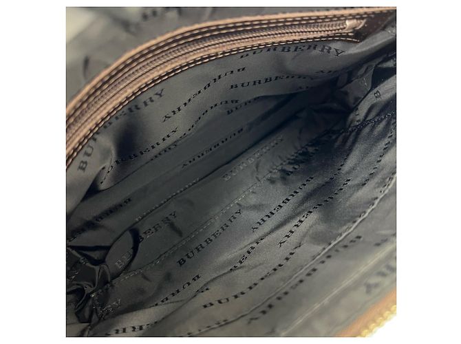 Borsa a tracolla Burberry Nova Check Marrone Beige - vista 9