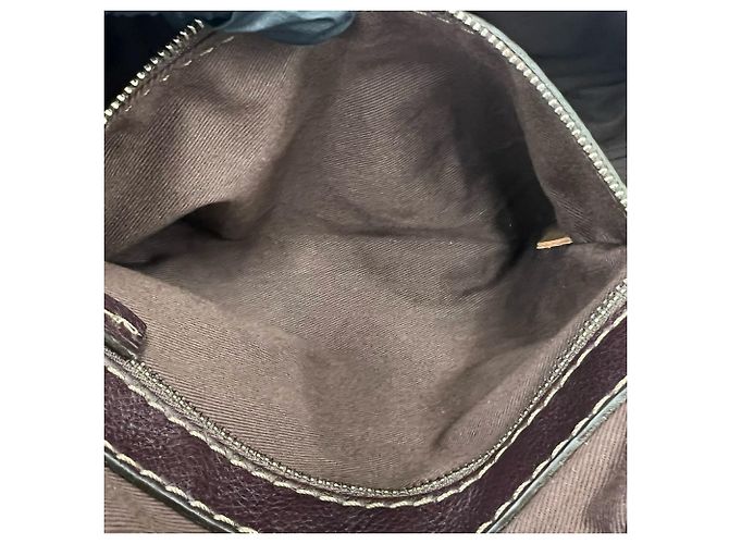 Paddington Borsa Boston in pelle Chloé Marrone - vista 10