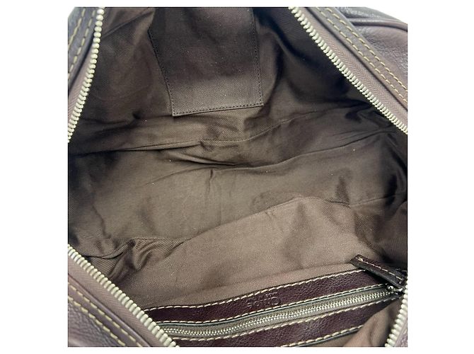 Paddington Borsa Boston in pelle Chloé Marrone - vista 9