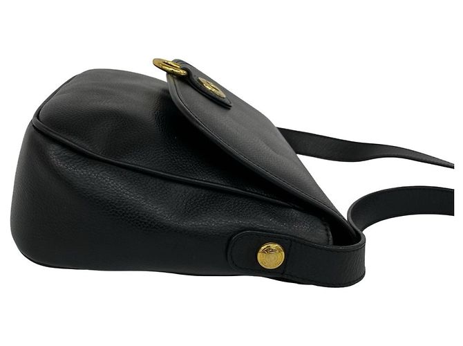 Burberry Vintage Logo Hardware Nova Check Lederschultertasche Schwarz - Ansicht 6