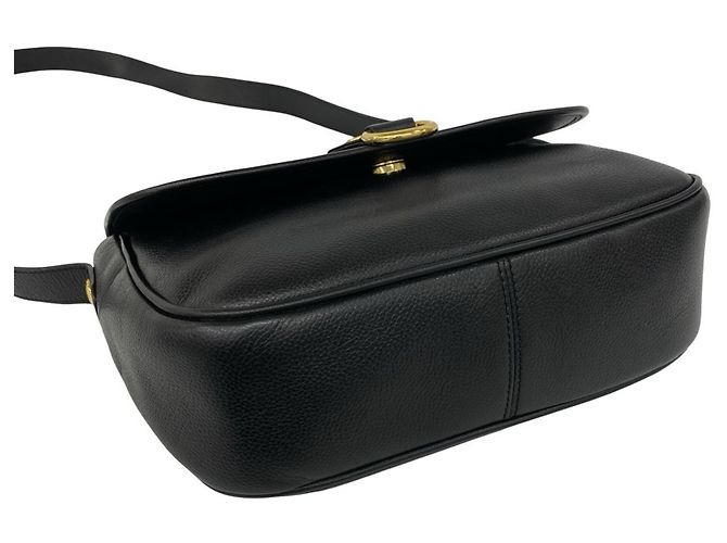 Burberry Vintage Logo Hardware Nova Check Lederschultertasche Schwarz - Ansicht 7