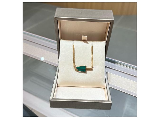 Bulgari Bracciale Bvlgari in oro rosa e malachite D'oro Verde - vista 3