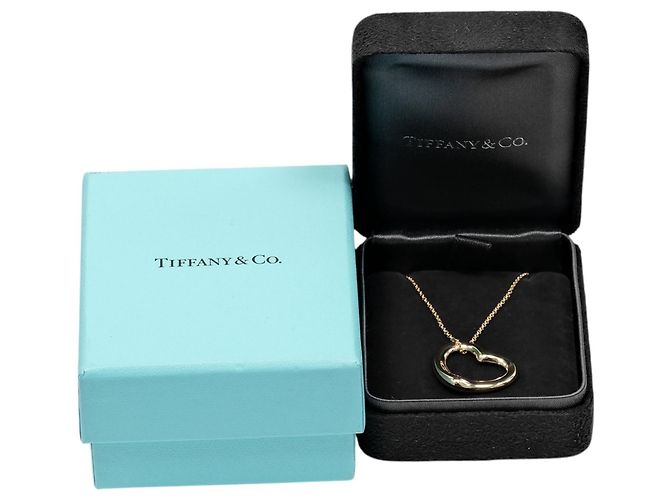Autre Marque Collana Open Heart di Tiffany & Co. in oro giallo 18K D'oro - vista 7