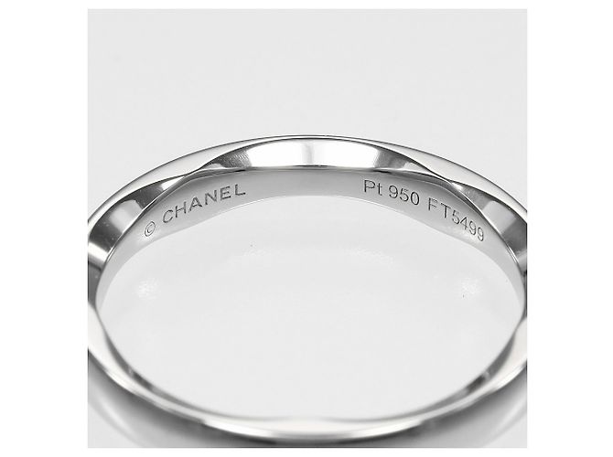 Anel de Casamento Chanel Camellia Prata - vista 4