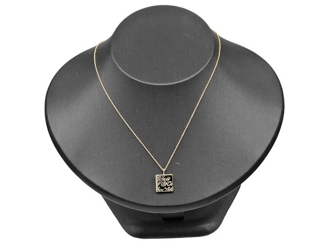 Autre Marque Collar Tiffany Notes Square en oro amarillo de 18K Dorado - vista 2