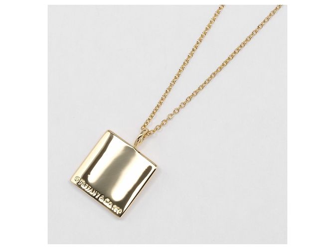 Autre Marque Collar Tiffany Notes Square en oro amarillo de 18K Dorado - vista 3