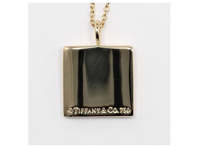 Autre Marque Collar Tiffany Notes Square en oro amarillo de 18K Dorado - vista 4