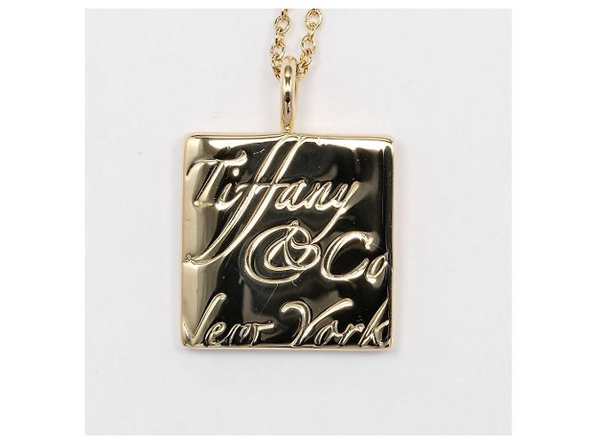 Autre Marque Collar Tiffany Notes Square en oro amarillo de 18K Dorado - vista 5