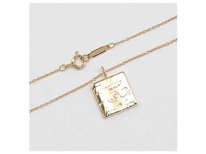 Autre Marque Collar Tiffany Notes Square en oro amarillo de 18K Dorado - vista 6