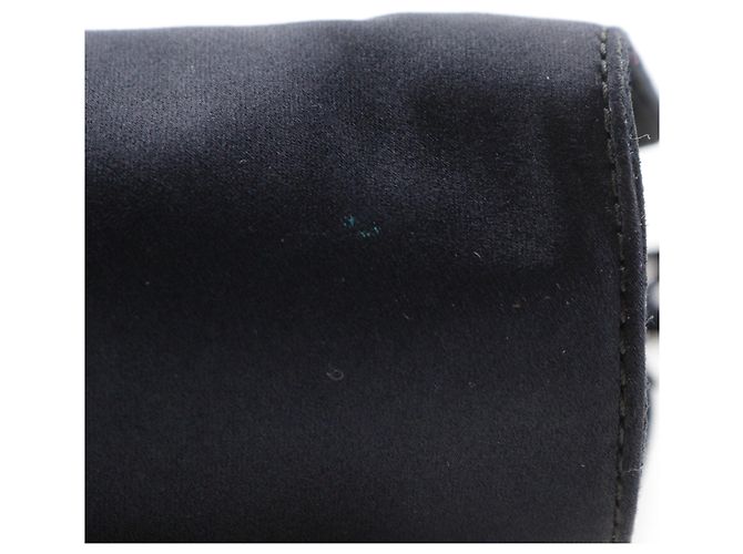 Borsa a tracolla Prada in raso nero - vista 7