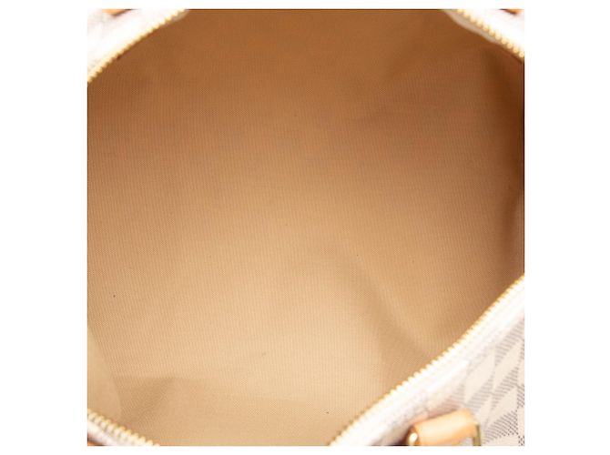 Louis Vuitton White Damier Azur Speedy 30 Bianco - vista 4
