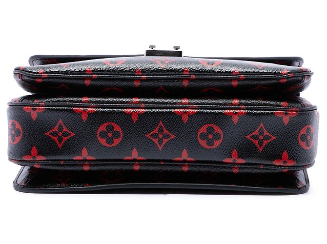 Louis Vuitton Black Monogram Infrarouge Pochette Metis Nero - vista 3