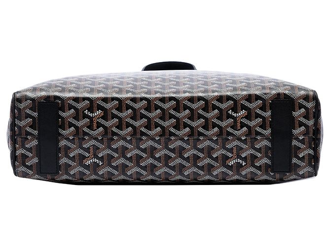Goyard Black Goyardine Voltaire III Nero - vista 3