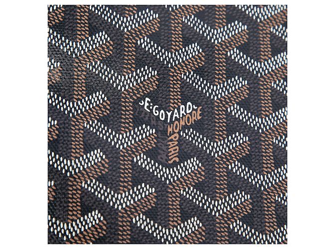Goyard Black Goyardine Voltaire III Nero - vista 5