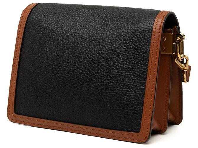 Louis Vuitton Black Taurillon Mini Dauphine Schwarz - Ansicht 2