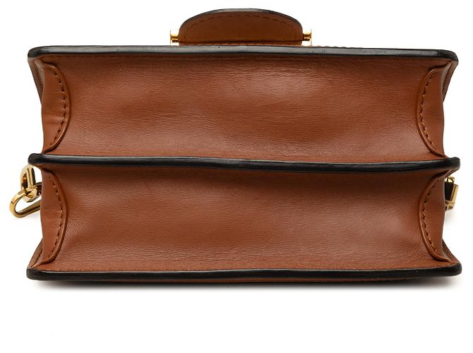 Louis Vuitton Black Taurillon Mini Dauphine Schwarz - Ansicht 3