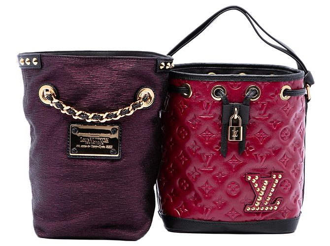 Bucket Louis Vuitton Red Monogram Limited Edition Autumn Winter Double Jeu Neo Neo MM Rosso - vista 12
