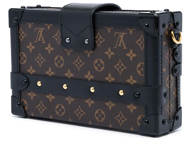 Louis Vuitton Brown Monogram Petite Malle Marrone - vista 2