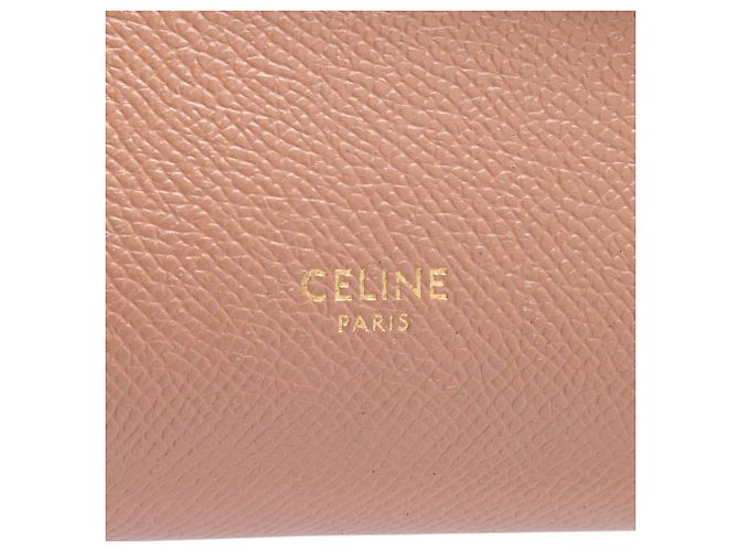 Céline Bolso cinturón Celine de piel de becerro granulada Pico marrón Castaño Carne - vista 5