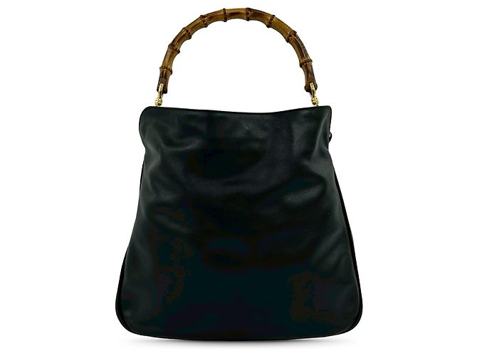 Gucci Black Bamboo Handtasche Schwarz - Ansicht 2