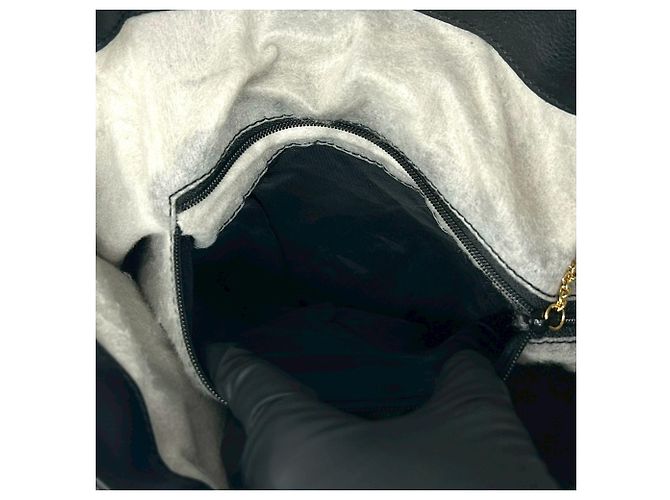 Gucci Black Bamboo Handtasche Schwarz - Ansicht 4